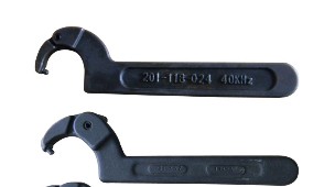 Ultrasonic welding head assembly tools - hook wrench, hook spanner